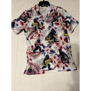 Men's Medium Hawaiian Button-up Short Sleeve Shirt